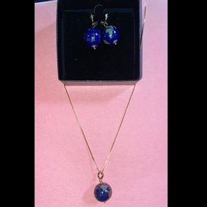 Earth Necklace and Earrings set